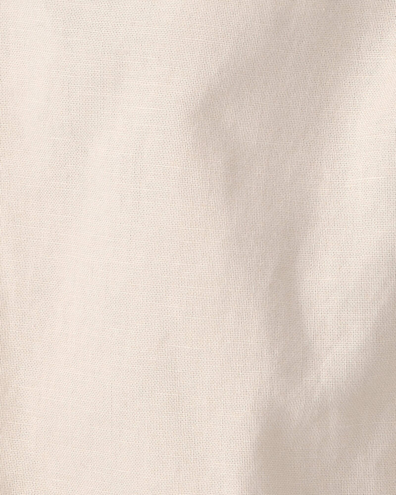 Toddler Boy Linen Pants Made with Organic Cotton, image 4 of 5 slides