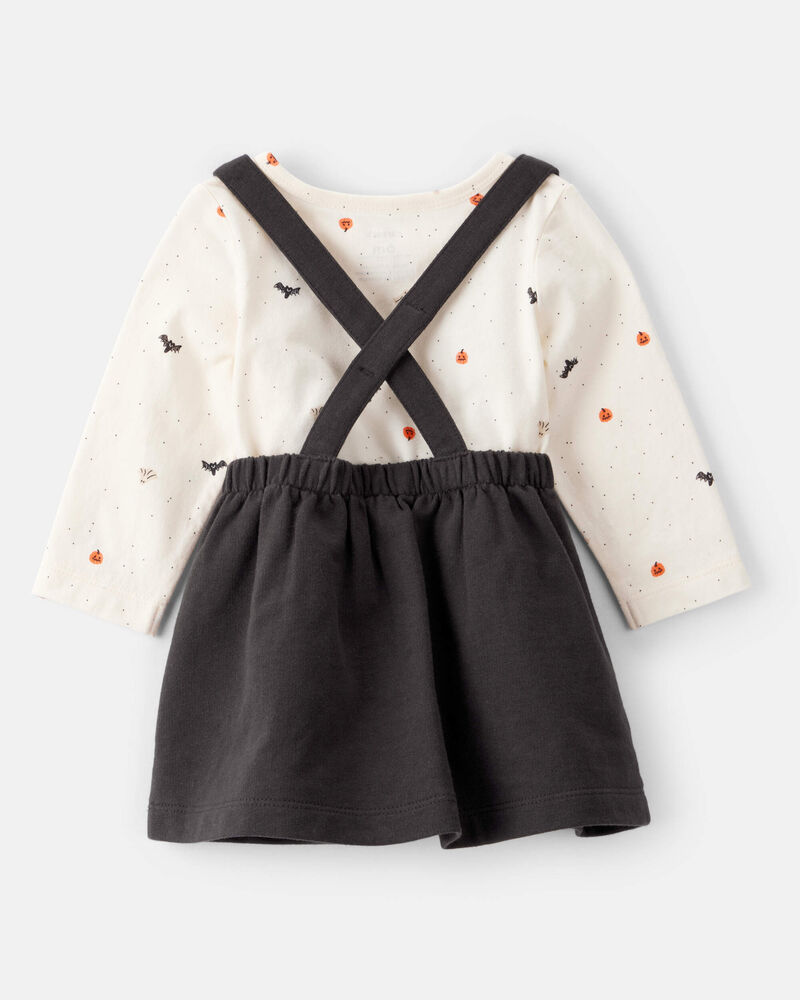 Baby 3-Piece Halloween Tee & Jumper Set, image 2 of 6 slides