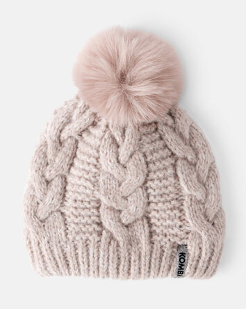 Toddler Girl KOMBI Marshmallow Pompom Hat, 