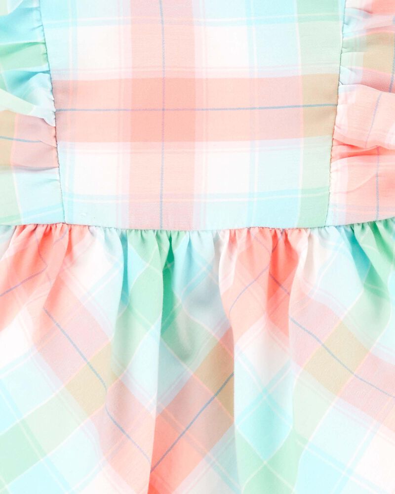 Baby Plaid Flutter Dress, image 4 of 5 slides