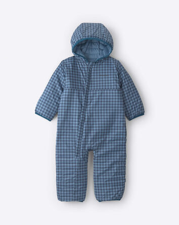 Baby Boy Columbia Powder Lite&trade; II Reversible Bunting- Blue, 
