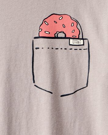 Boys Donut Long-Sleeve Graphic Tee - Brown, 