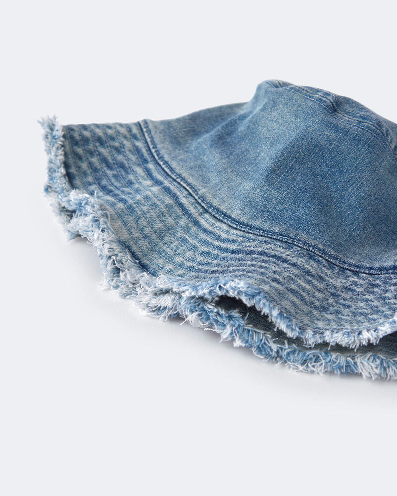 Tout-petit - Chapeau cloche en denim - D&eacute;lav&eacute; clair, image 6 sur 6 diapositives