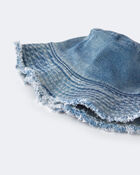 Tout-petit - Chapeau cloche en denim - D&eacute;lav&eacute; clair, image 6 sur 6 diapositives