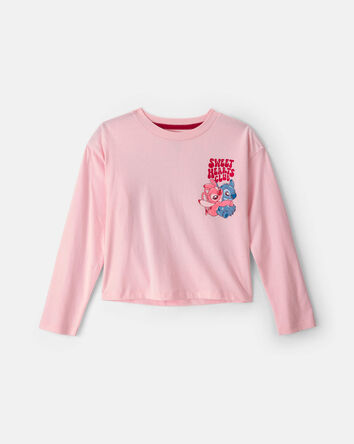 Filles - Haut &laquo;Sweet Hearts Club&raquo; Disney&copy; Lilo & Stitch de la Saint-Valentin &ndash; Rose, 