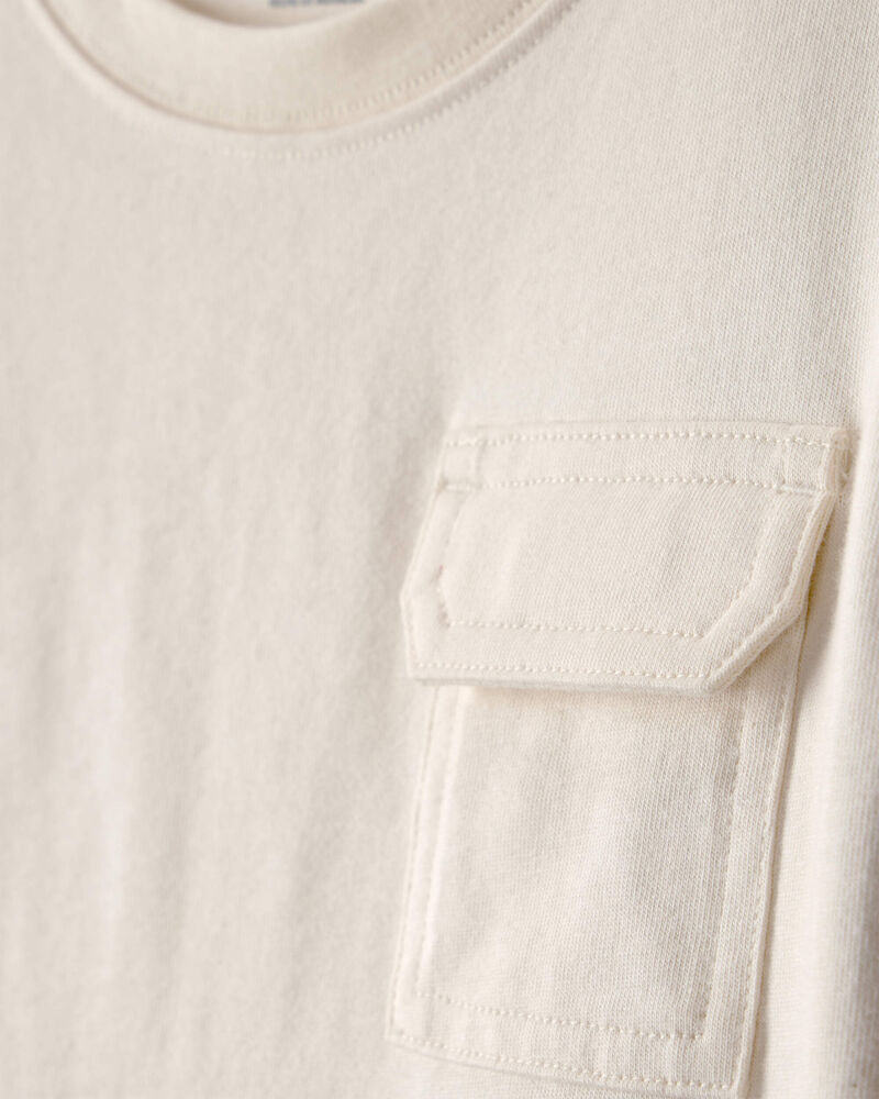 Toddler Boy Colorblock Long-Sleeve Tee - Tan, image 2 of 5 slides