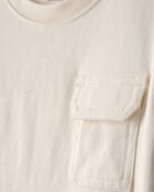 Toddler Boy Colorblock Long-Sleeve Tee - Tan, image 2 of 5 slides