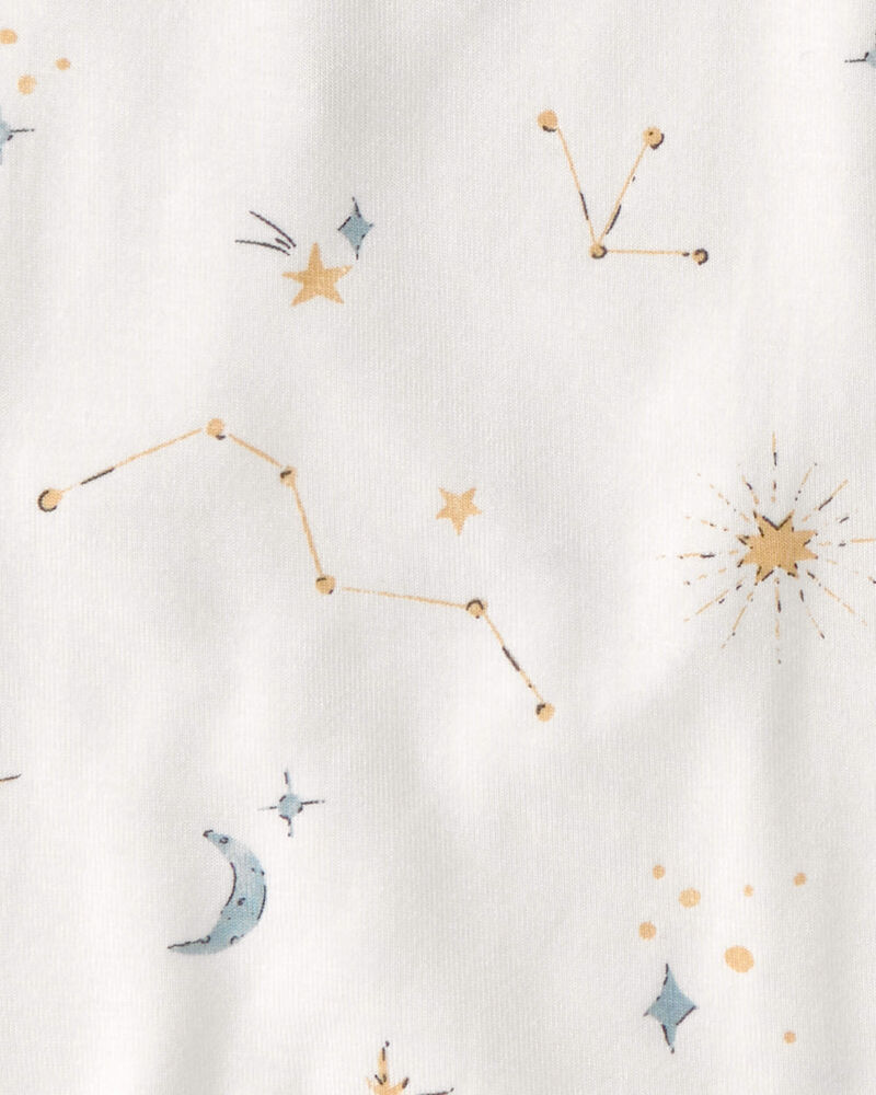 Baby 2-Pack Constellation PurelySoft Sleeper Gowns - Yellow/Ivory, image 5 of 7 slides