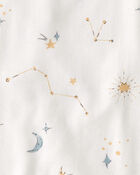 Baby 2-Pack Constellation PurelySoft Sleeper Gowns - Yellow/Ivory, image 5 of 7 slides