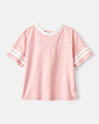 Girls Short-Sleeve Top - Pink, image 1 of 5 slides