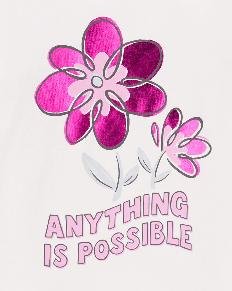 Kid Anything Is Possible Floral Long-Sleeve Tee, image 4 of 5 slides