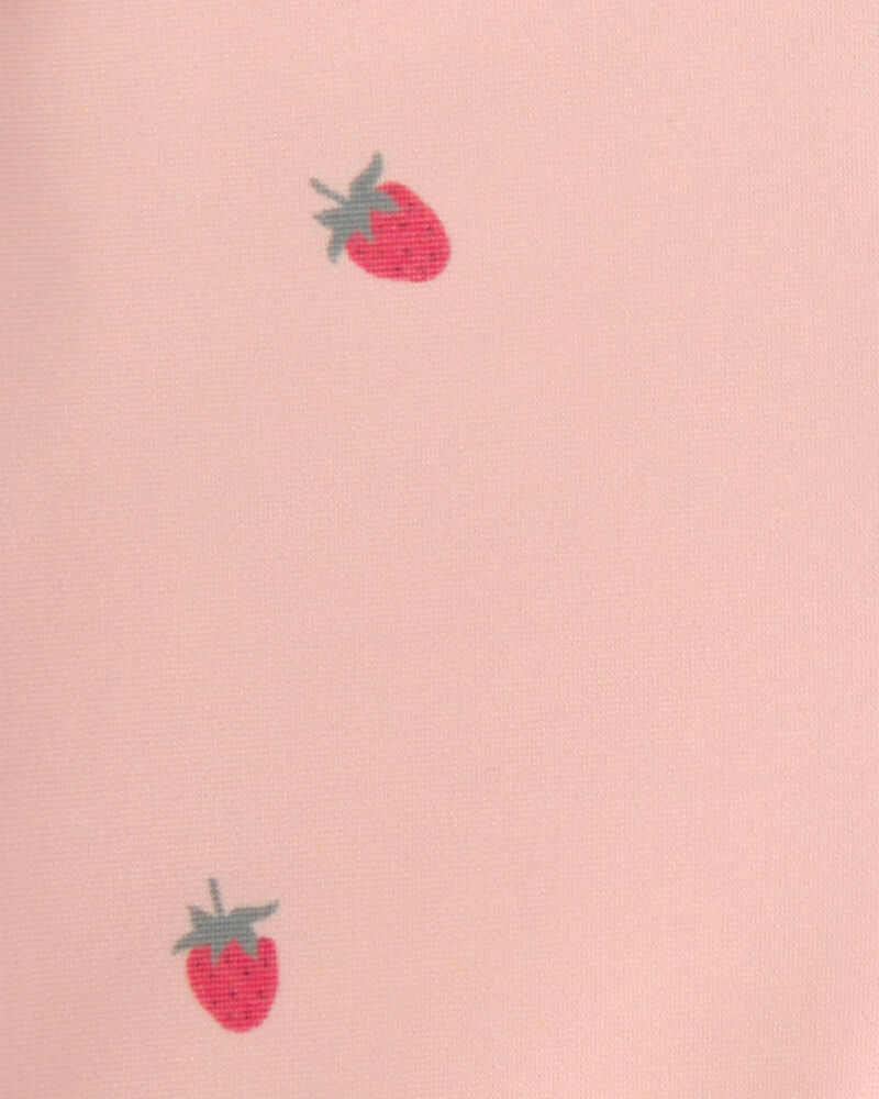 Baby Girl 2-Piece Recycled Rashguard Swimsuit Set in Blissful Petals Print, image 4 of 5 slides