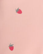 Baby Girl 2-Piece Recycled Rashguard Swimsuit Set in Blissful Petals Print, image 4 of 5 slides