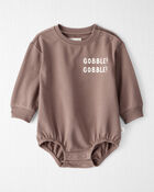 Baby Organic Cotton Gobble Gobble French Terry Bubble , image 1 of 4 slides