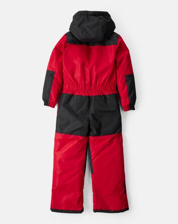 Boys 1-Piece Taslan Snowsuit - Red, 