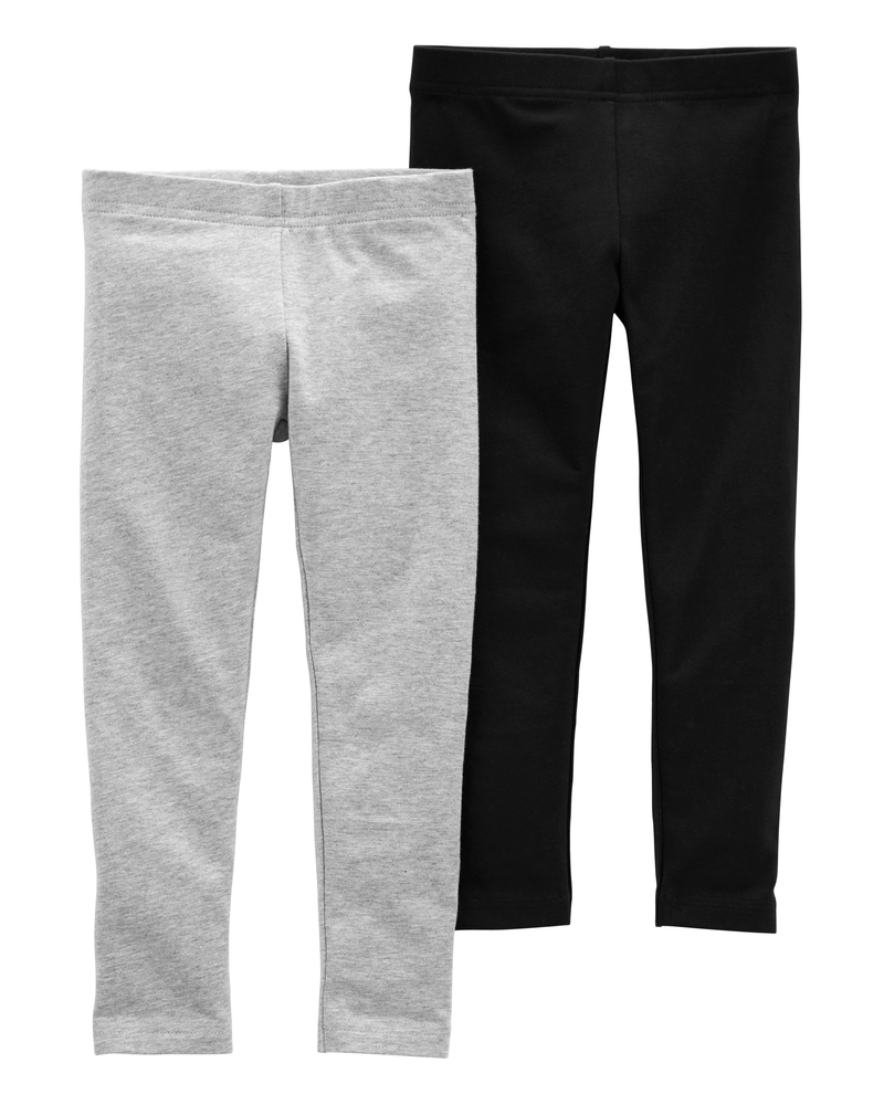 Tout-petit Emballage de 2 leggings extensibles, image 1 sur 2 diapositives