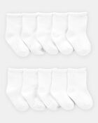 Baby 10-Pack Crew Socks, image 1 of 2 slides