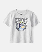 B&eacute;b&eacute; - T-shirt &agrave; manches courtes Bluey - Gris, image 1 sur 2 diapositives