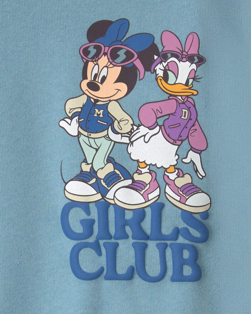 Toddler Girl 2-Piece Disney&copy; Minnie & Daisy Fleece Long-Sleeve Top & Pant Set - Blue, image 4 of 5 slides