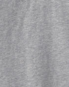 Boys Long-Sleeve Quarter-Zip Polo Shirt - Gray, image 2 of 3 slides
