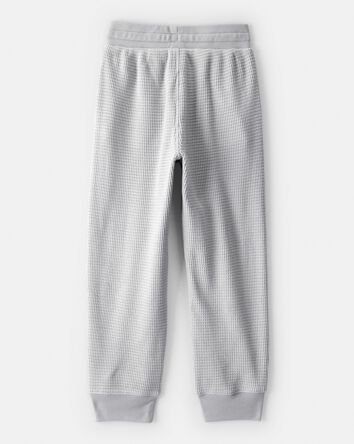 Boys Thermal Drawstring Jogger - Grey, 