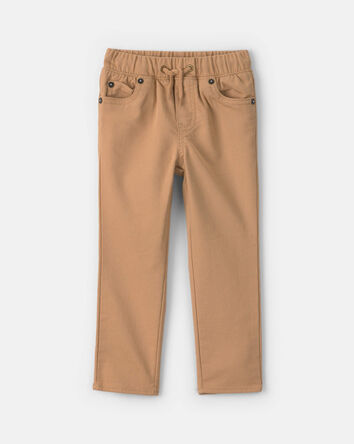 Toddler Boy Pull-On Pants - Khaki, 