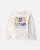 Filles - T-shirt manches longues &agrave; imprim&eacute; Squishmallow &ndash; Blanc, image 1 sur 2 diapositives