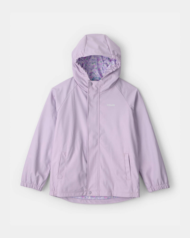 Girls Kombi Drop Waterproof Rain Jacket &ndash; Purple, image 1 of 4 slides