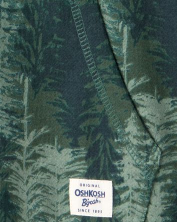 Boys DayDream Fleece Tree Long-Sleeve Hoodie - Green, 