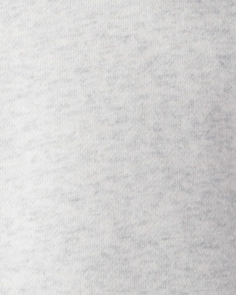 Toddler Boy Solid Fleece Long-Sleeve Hoodie - Grey, image 2 of 3 slides