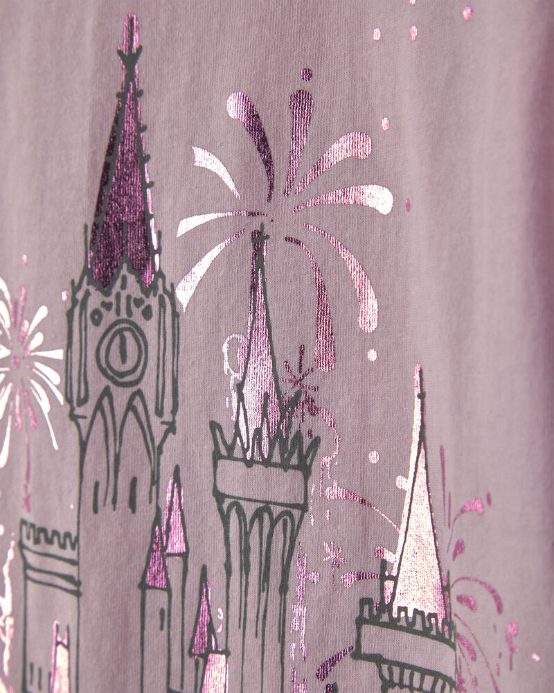 Girls Disney&copy; Castle Graphic Tee - Pink, image 2 of 3 slides