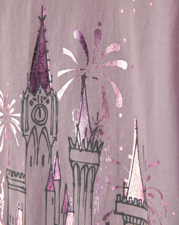 Girls Disney&copy; Castle Graphic Tee - Pink, 
