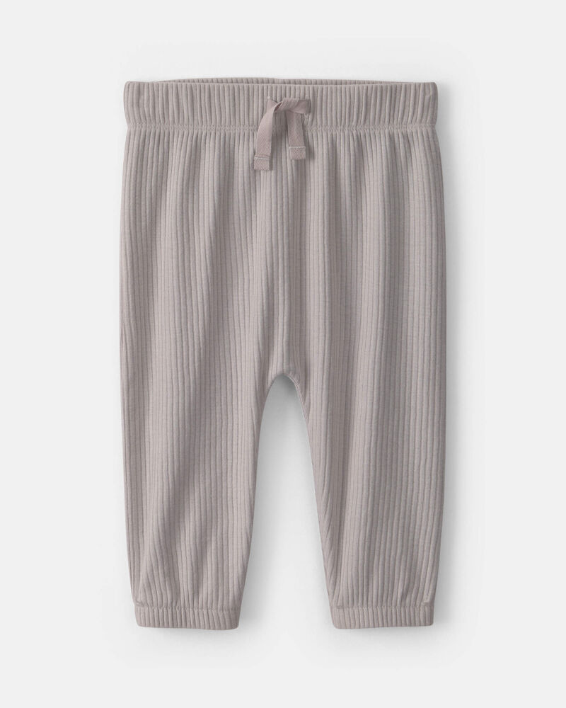 Baby 4-Piece Elephant Long-Sleeve Bodysuit & Pant Set - Grey, image 2 of 5 slides