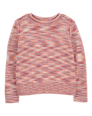 Baby Space Dye Cropped Sweater, 