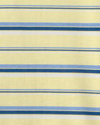 Toddler Striped T-Shirt - Yellow/Blue, image 2 of 3 slides