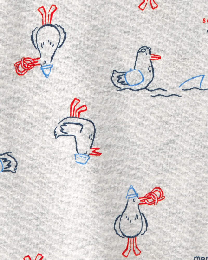 Tout-petit - T-shirt &agrave; motif de p&eacute;licans - Gris, image 2 sur 2 diapositives