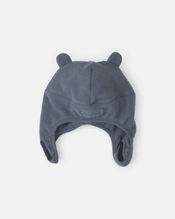 B&eacute;b&eacute; gar&ccedil;on - Tuque en molleton avec mentonni&egrave;re - Noir, 
