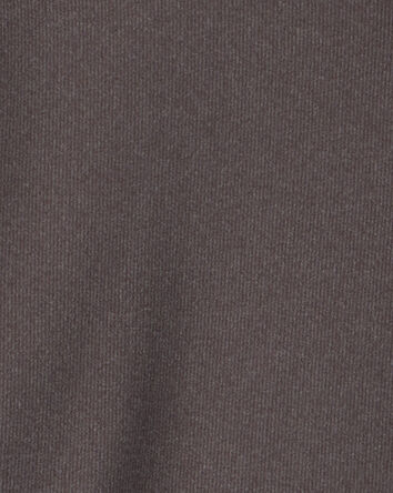Boys Quarter-Zip Rib Pullover Sweatshirt - Grey, 