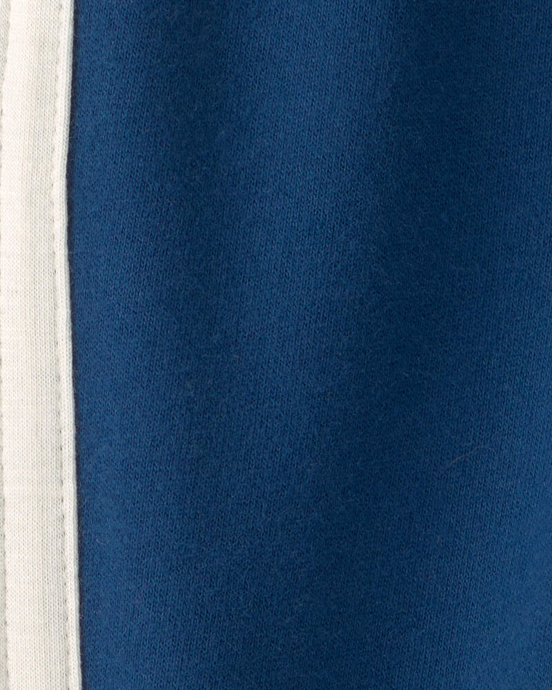 Baby Boy French Terry Pants - Navy Blue, image 3 of 4 slides