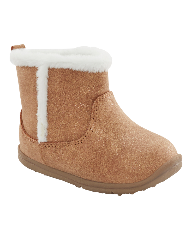 Baby Easy Step Sherpa Winter Boots, image 1 of 7 slides