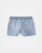 Filles - Short &agrave; enfiler en denim - D&eacute;lav&eacute; clair, image 2 sur 3 diapositives