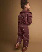 Toute-petit fille - Pantalon &agrave; plis &agrave; pois - Bourgogne, image 4 sur 6 diapositives
