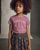 Girls 'Jackalope Provisions' Graphic Tee - Purple, image 3 of 4 slides