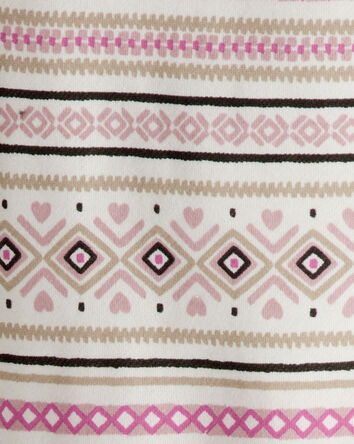 Girls Fairisle Pullover & Flared Pant Set, 