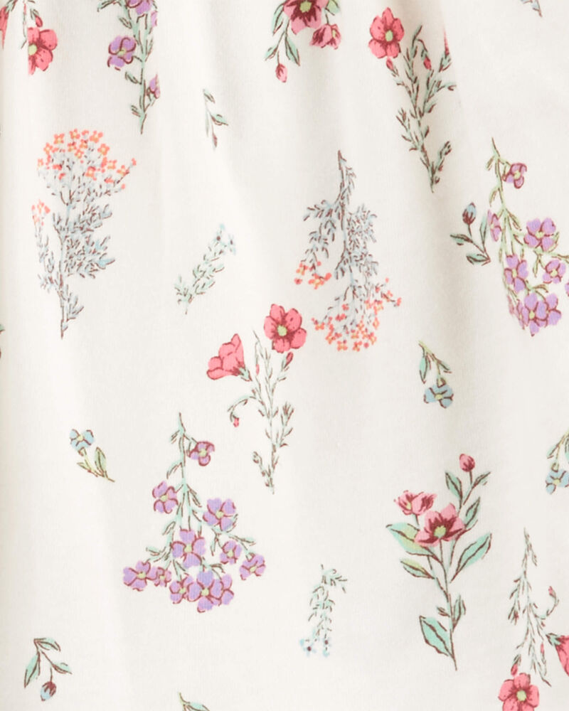 Toddler 2-Piece Floral Long-Sleeve Top & Pull-On Flare Pant Set, image 2 of 3 slides