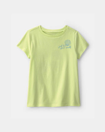 Girls 'Be Your-Shelff' Graphic Tee - Green, 