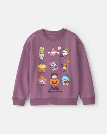 Girls Hello Kitty&reg; Halloween Pullover Sweatshirt - Purple, 