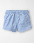 B&eacute;b&eacute; gar&ccedil;on - Short maillot de bain en mat&eacute;riaux recycl&eacute;s de couleur uni, image 2 sur 4 diapositives