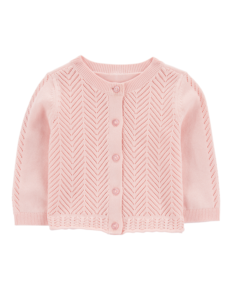 Knitted cardigan baby girl store