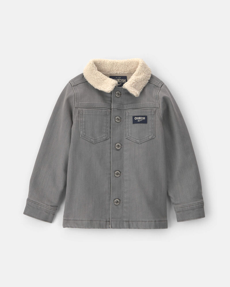 Tout-petit gar&ccedil;on &ndash; Chemise boutonn&eacute;e en denim &ndash; D&eacute;lav&eacute; clair, image 1 sur 3 diapositives